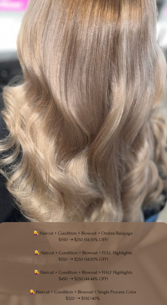 Color Transformation (single process, partial highlights,and full highlights)